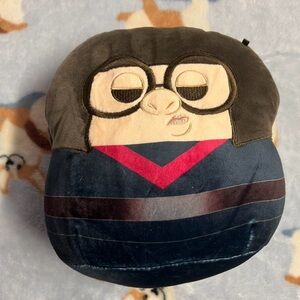 Plush Character Pillow with Glasses